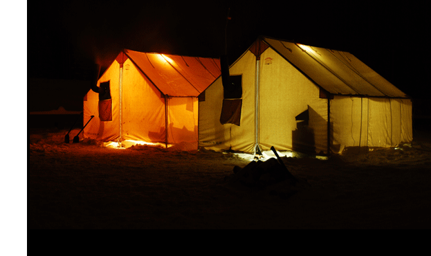 Custom made durable canvas wall tents