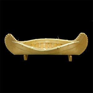 Miniature 15″ Birch Bark Canoe